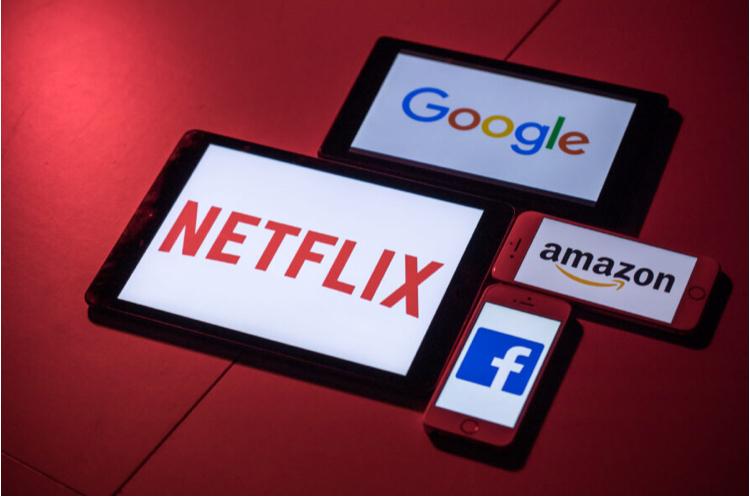 Logo de algumas big techs, que têm BDRs negociadas no Brasil; B3 avalia inclusão de BDRs no Ibovespa