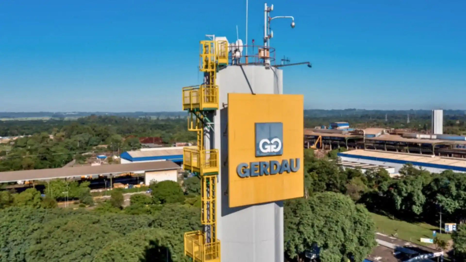 Ação GGBR4: Detalhe de equipamento ou instalação da Gerdau (GGBR4).