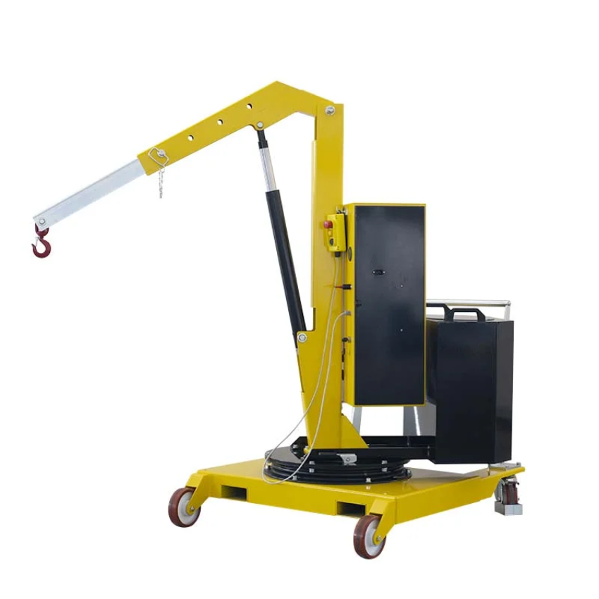 Imagem mostra um guindaste.