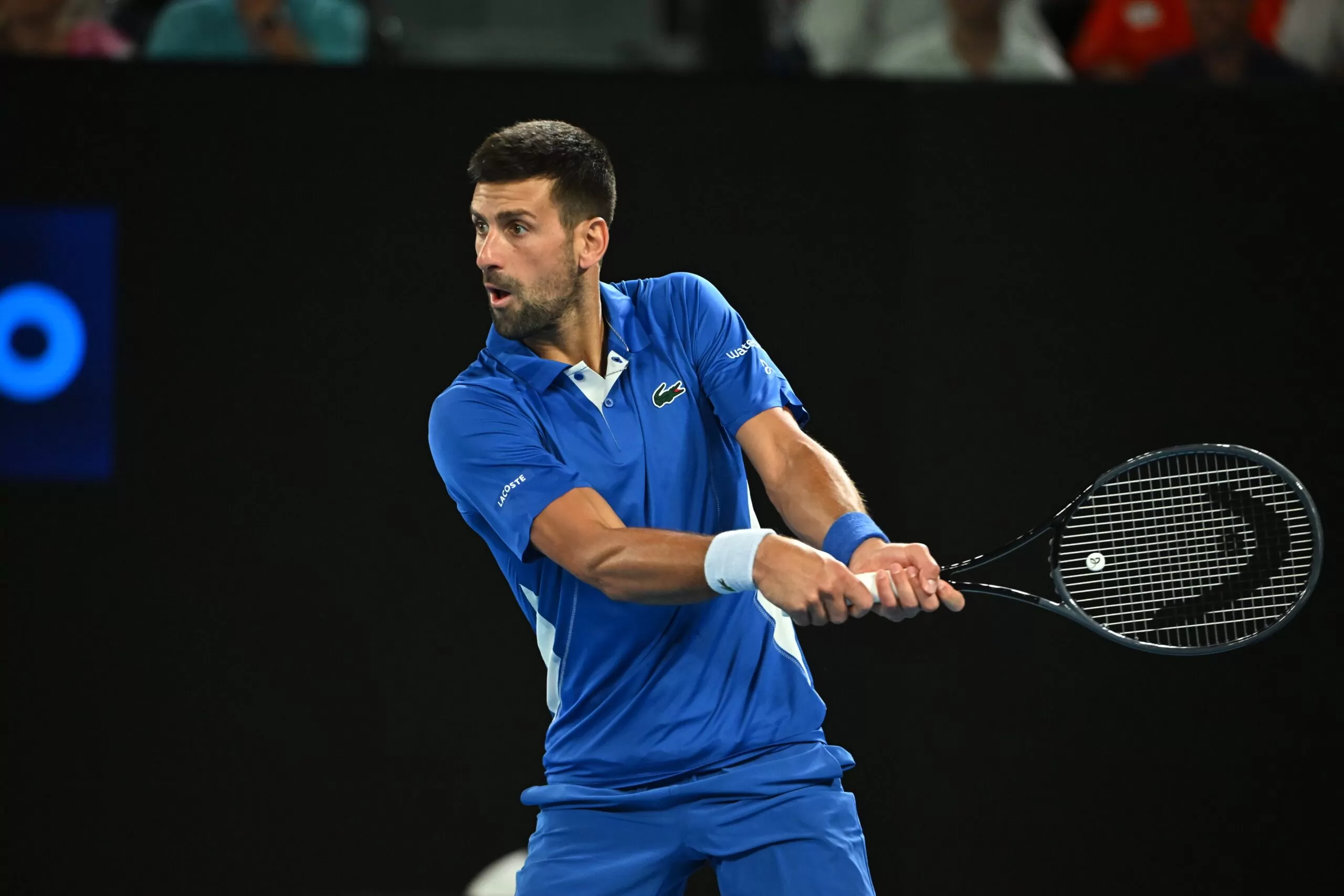 Novack Djokovic durante o Aberto da Australia 2024
