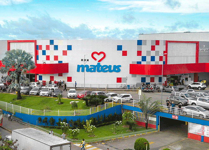 Loja do Grupo Mateus (GMAT3): lucro líquido maior no 4TRI23