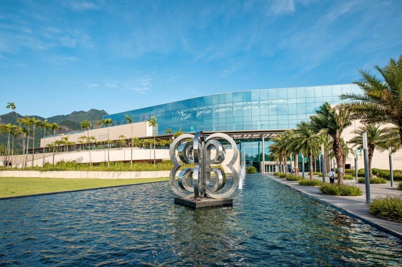 Fachada de shopping da Multiplan (MULT3)