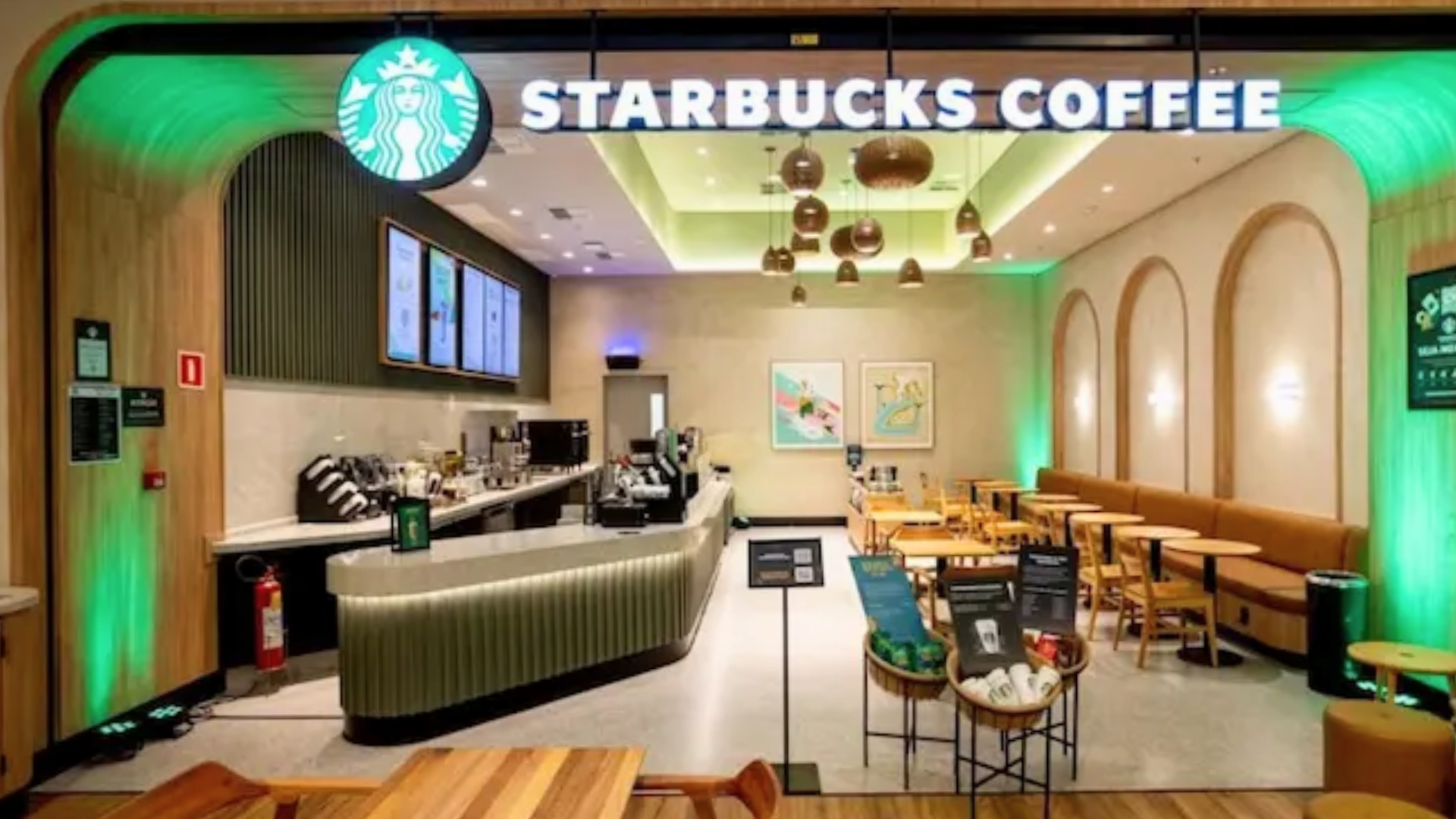 Fachada da Starbucks