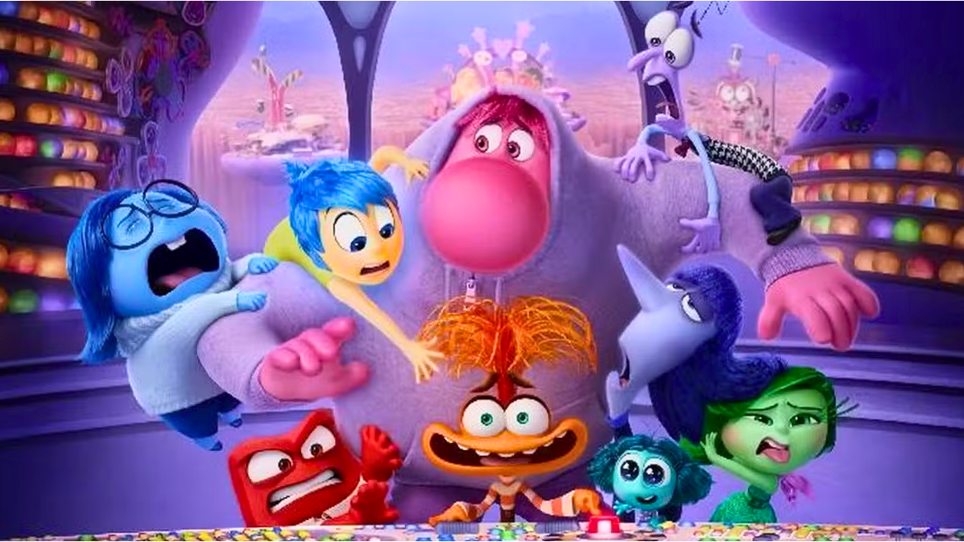 Cartaz do filme Divertidamente 2, que impulsionou resultados da Disney