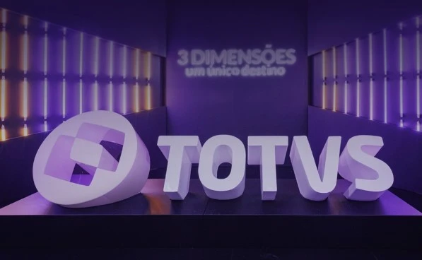 Logo da Totvs que pretende comprar a Linx