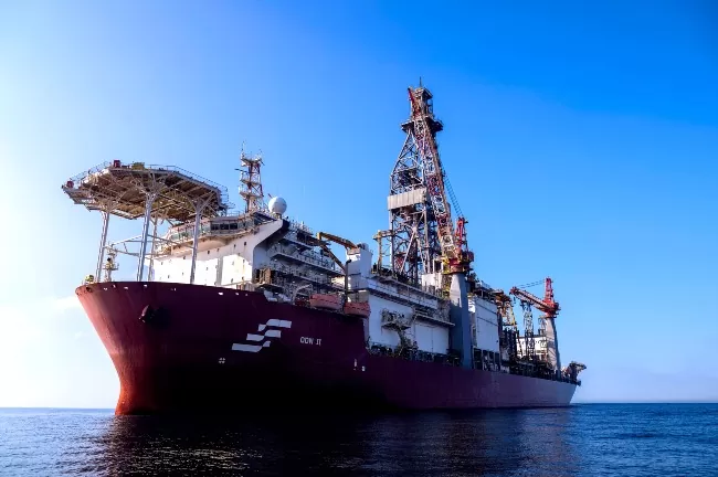 Sonda usada na produção da Petrobras