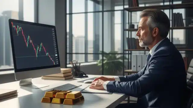 Ouro em queda livre: preço pode buscar os US$ 4.270, alerta banco