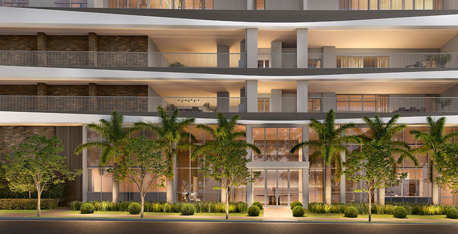 Fachada de prédio da Lavvi (LAVV3); BTG recomenda compra de ações da empresa