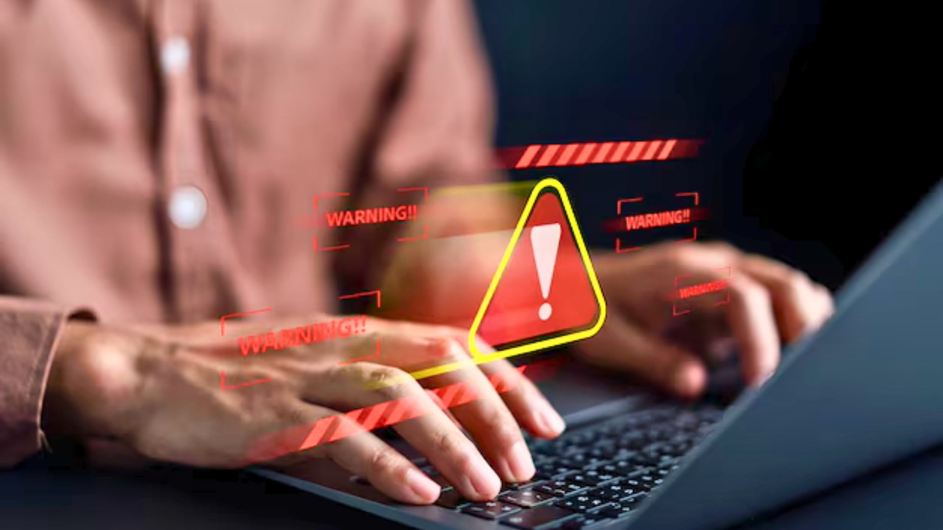 Imagem representa falha de sistema