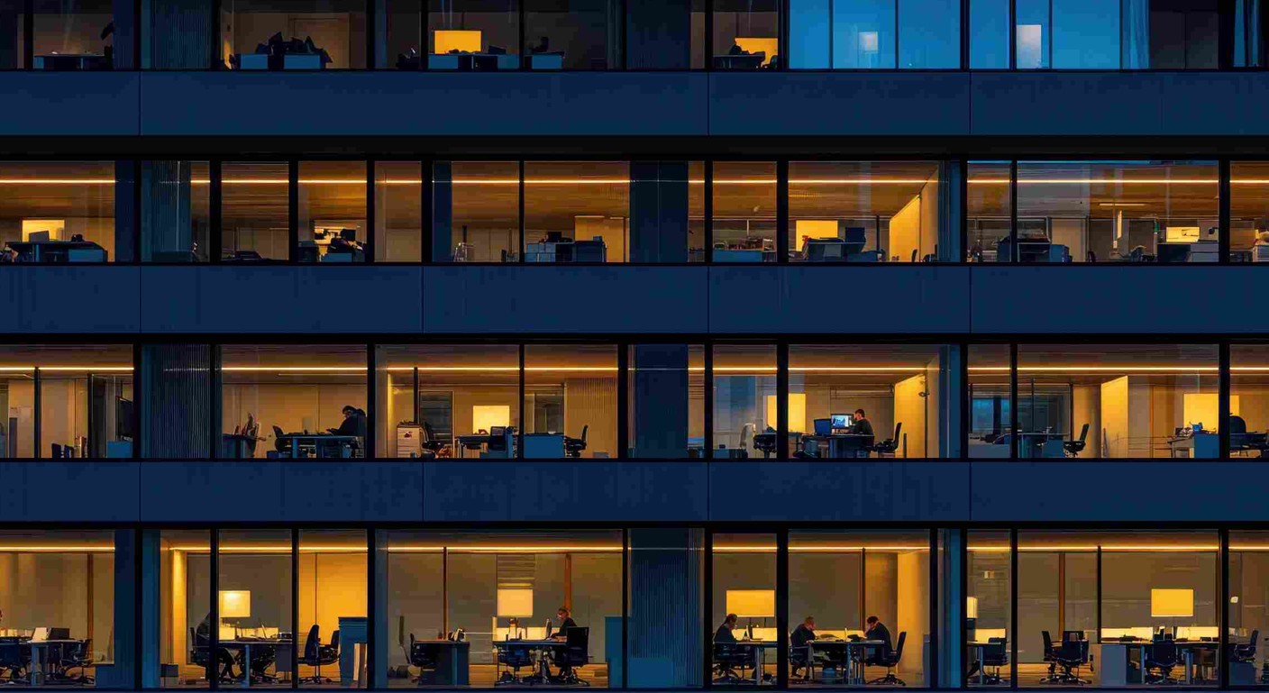 KORE11: imagem de prédio de laje corporativa, com escritórios