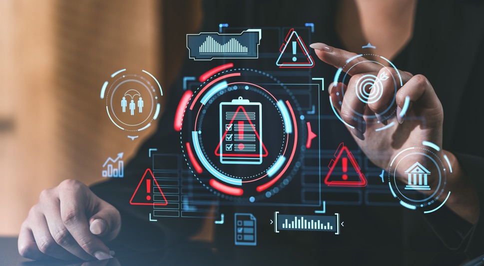vivendo de renda zera posição em IFRI11: imagem de pessoa clicando em símbolo de alerta