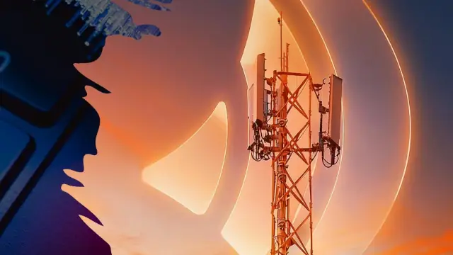 Arte com logotipo da Brisanet