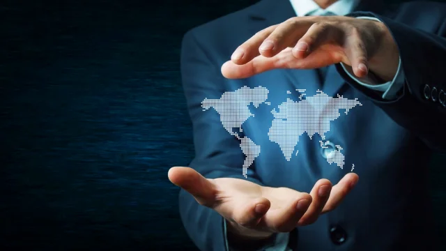 Mundo na palma da mão