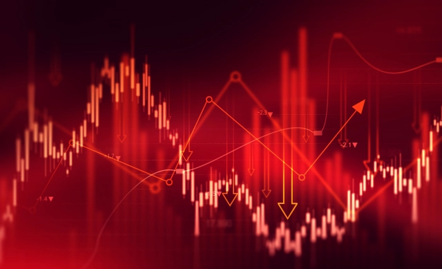 Imagem de gráfico financeiro para Ibovespa