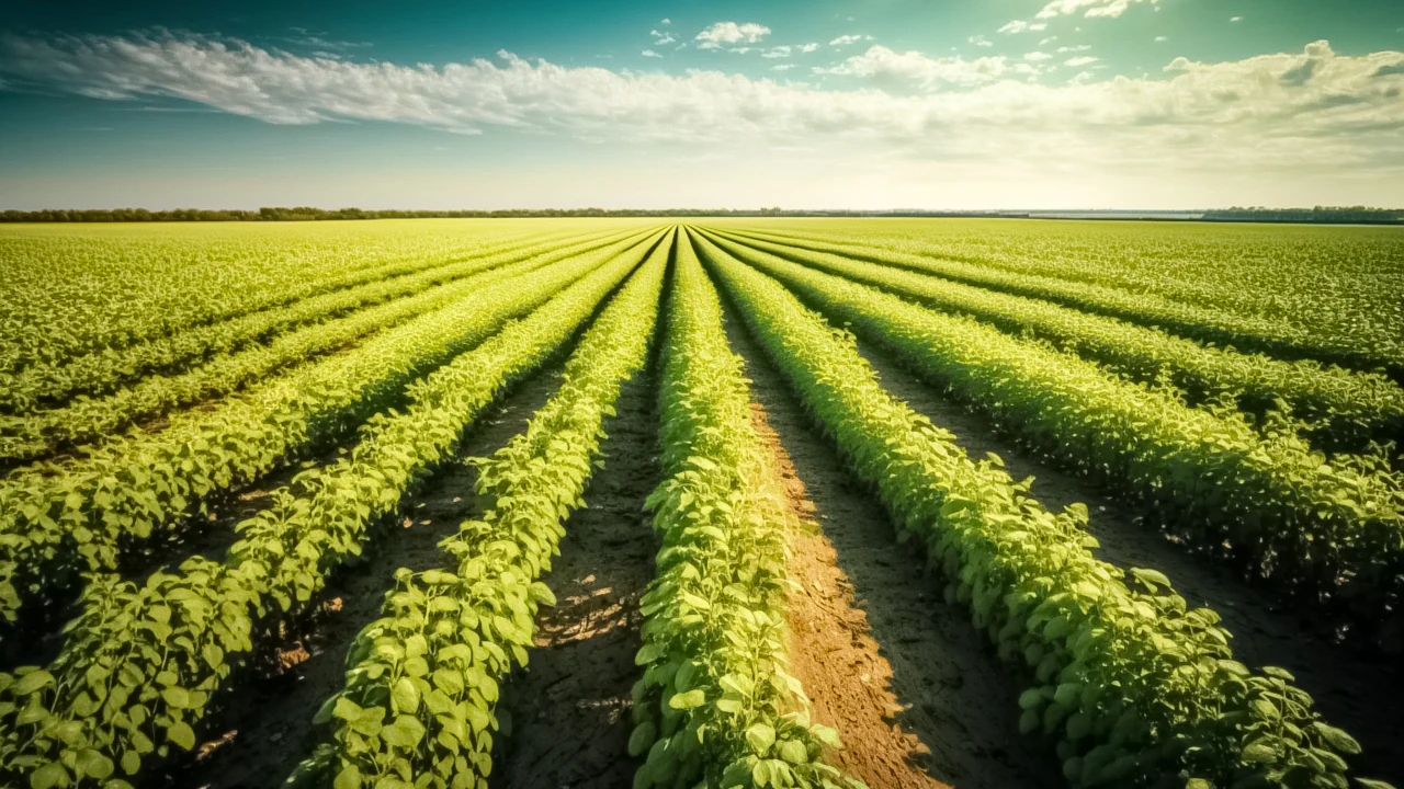 Campo de produção como sa Boa Safra