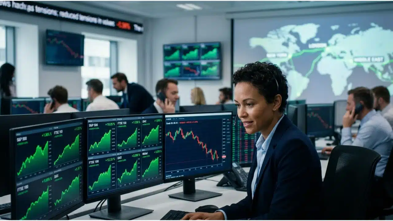 Cessar-fogo entre EUA e Irã dispara bolsas e reduz aversão a risco