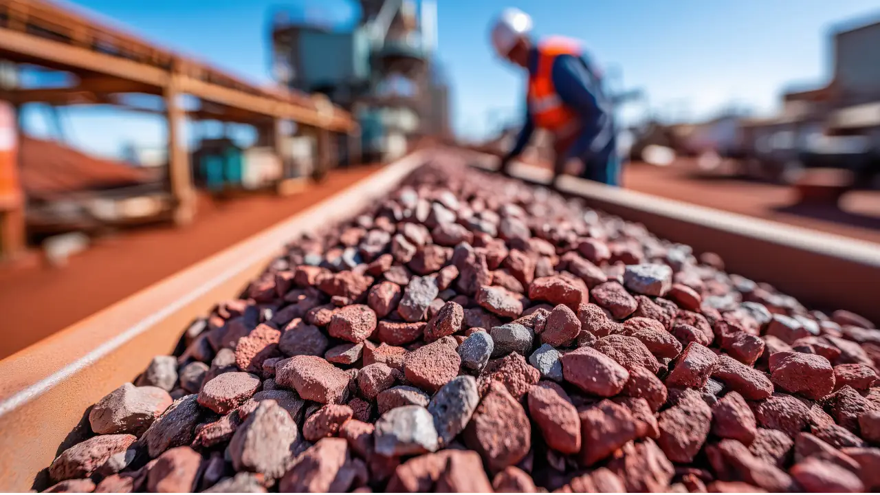 Minério de ferro hoje recua com queda nos embarques da commodity