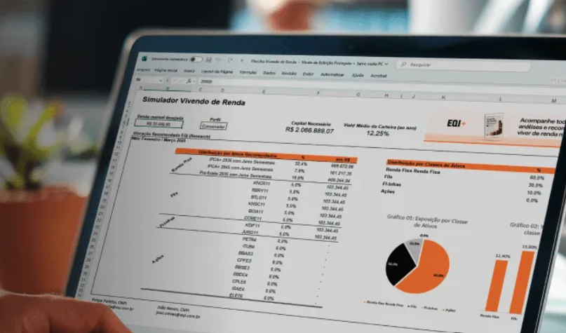 Imagem do Simulador Vivendo de Renda