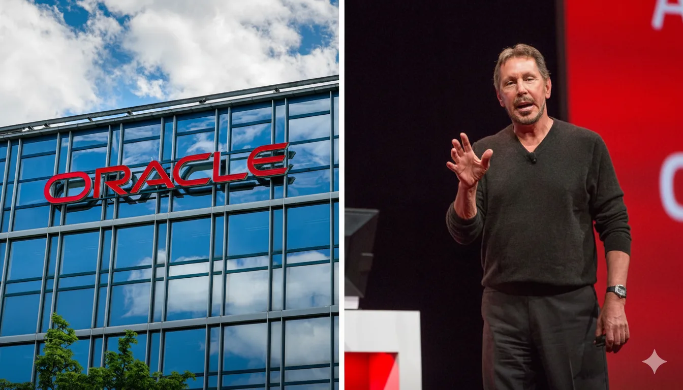 Oracle dispara mais de 40% com IA e Larry Ellison se torna o homem mais rico do mundo