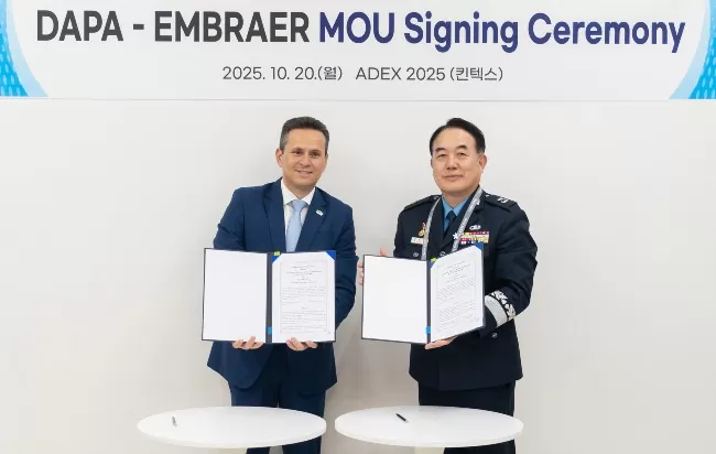 Embraer e Coreia do Sul assinam MoU