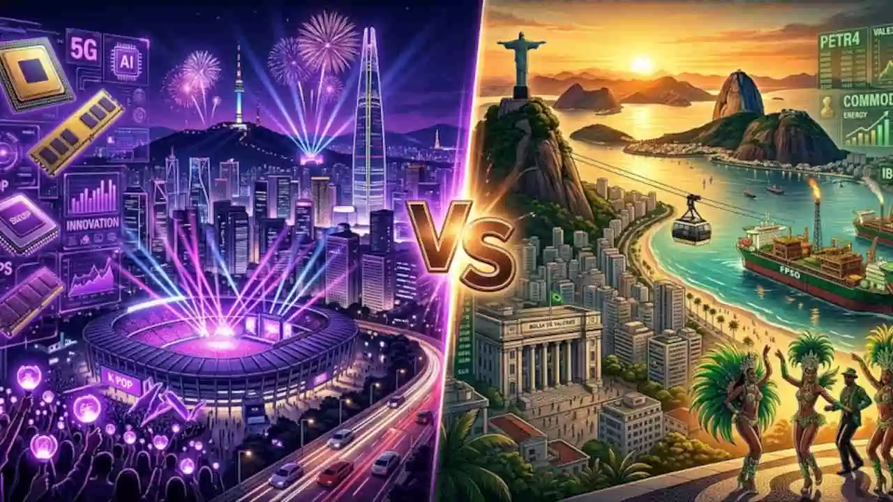 K-Pop ou Samba? Entenda a “batalha” entre o Ibovespa e o Kospi